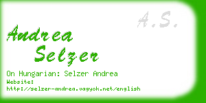 andrea selzer business card